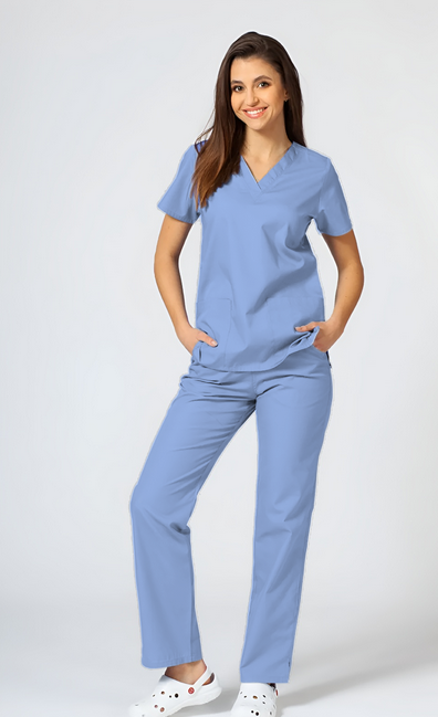 Komplet KEPER 100% PAMUK NEBO PLAVI