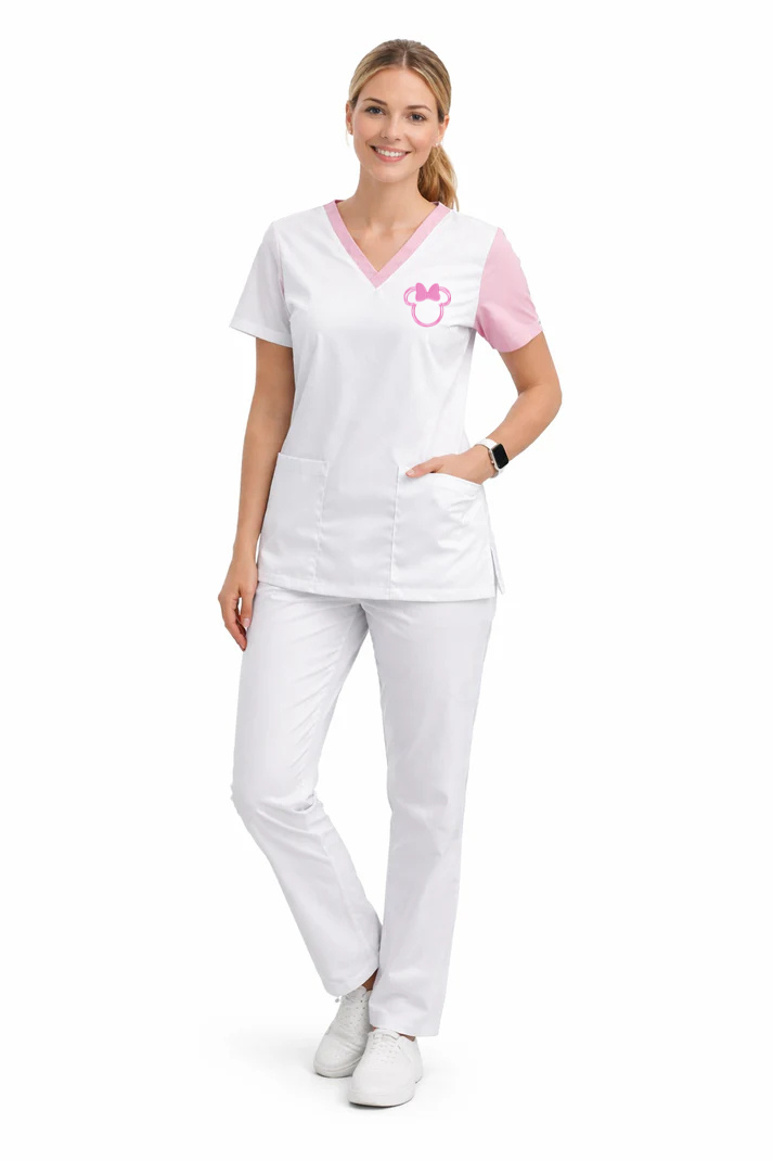 KOMPLET MINNIE SA VEZOM KEPER 100% pamuk